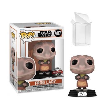 Funko Pop Star Wars  The Mandalorian  Frog Lady 487 SE, Verzamelen, Verzenden, Nieuw