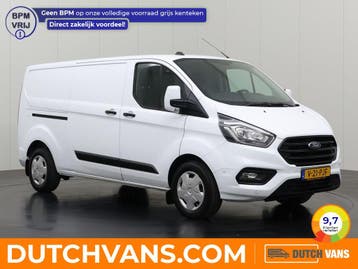 Ford Transit Custom 2.0TDCi Bestelbus 2022 L2 H1 Diesel, Auto's, Euro 6, Wit, Nieuw, Ford