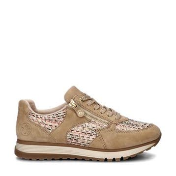 Rieker lage sneakers voor dames in het Beige, Verzenden, Beige, Nieuw, Sneakers of Gympen