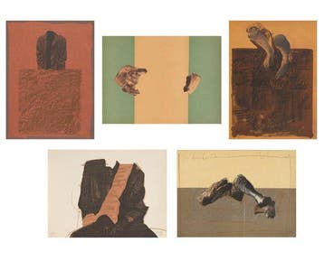 Rafael Canogar (1935) - Blind figure - 5 works, Antiek en Kunst