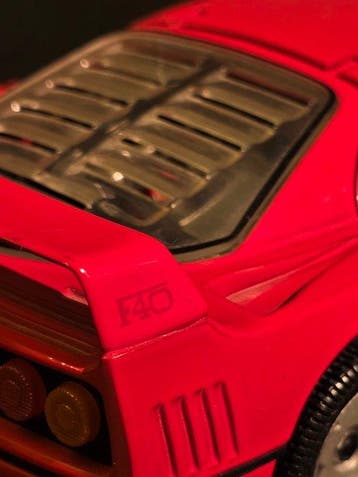 Franklin Mint 1:24 - Modelauto - 1987 Ferrari F40 - Precisie, Nieuw