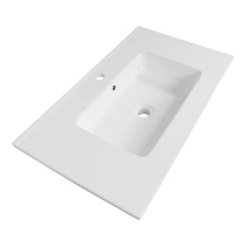 Brauer Starfall Wastafel - 80 cm - met 1 Spoelbak en 1, Ophalen of Verzenden, Nieuw