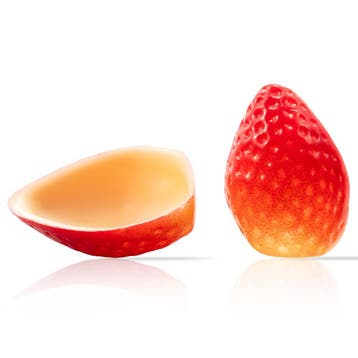 Dobla Chocoladedecoratie Aardbeien Schelp 54st., Verzenden, Nieuw