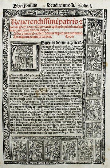 Petrus de Natalibus - [Post Incunable] Catalogus Sanctorum -