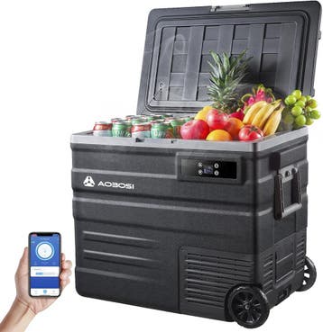 AAOBOSI 65L Vriesbox -20C voor Outdoor - 41% voordeel, Ophalen of Verzenden, Zo goed als nieuw, Koelbox, Compressor