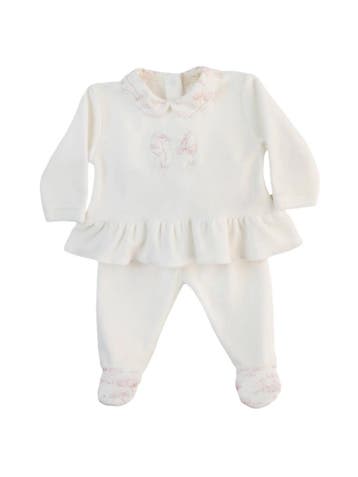 Baby Gi Meisjes Baby Tweedelig Pakje Vintage Roze - 68 (4-6, Ophalen of Verzenden, Nieuw