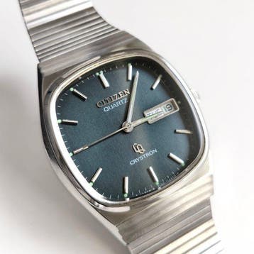 Citizen - Crystron JDM Kanji - Black Brushed Dial - Zonder
