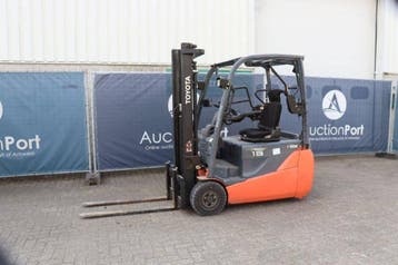 Veiling: Heftruck Toyota 8FBET16 Elektrisch 1600kg 2012, Zakelijke goederen, Ophalen, Heftruck, Toyota, 1000 tot 2000 kg