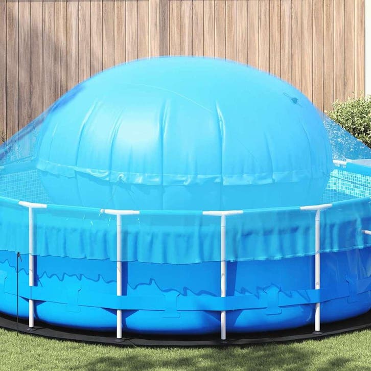 vidaXL Winter Pool Kussen Blauw Ø 220 x 140 cm PVC, Tuin en Terras, Zwembad-toebehoren, Nieuw, Verzenden