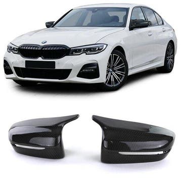 EVO look spiegelkappen carbon look passend voor BMW G20, ..., Auto-onderdelen, Verzenden, Nieuw
