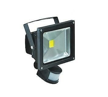 LED Bouwlamp Warm Wit - 30 Watt  - Sensor, Ophalen of Verzenden, Nieuw, Minder dan 50 watt, Lamp met armatuur