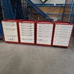 4 professionele metalen gereedschap ladekasten uit ex tandar, Ophalen of Verzenden, Nieuw