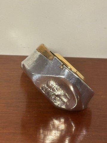 Tafelklok - ART3 Design - Brons, Aluminium - 1980-1990