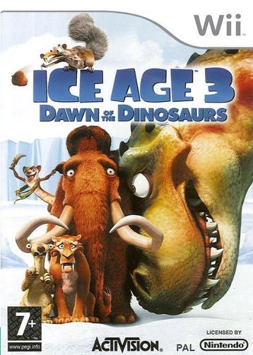 Ice Age 3: Dawn of The Dinosaurs - Nintendo Wii - Geek Out!, Eén computer, Zo goed als nieuw, 3 spelers of meer, Platform
