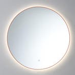 Sani Royal Ronde Badkamerspiegel Brons met LED, Huis en Inrichting, Woonaccessoires | Spiegels, Nieuw