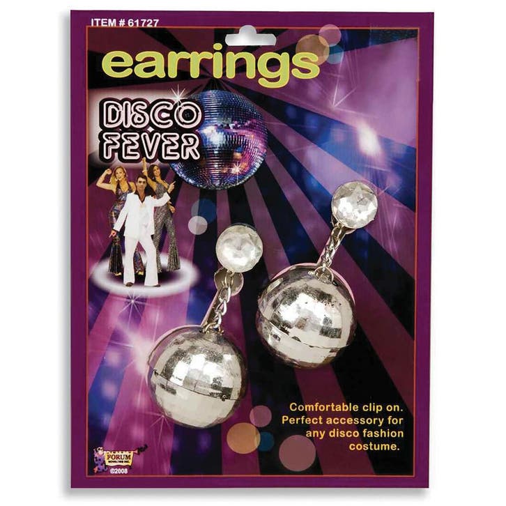 Disco fever oorbellen - Sieraden, Hobby en Vrije tijd, Feestartikelen, Ophalen of Verzenden