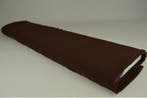 Bruine chiffon stof  - 15 of 50 meter rol, Bruin, 120 cm of meer, Ophalen of Verzenden, Polyester
