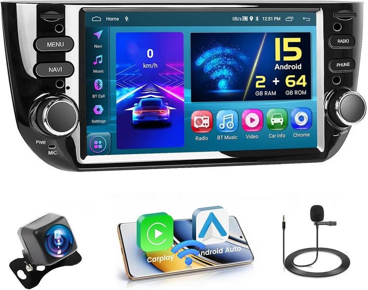 Fiat Navigatiesysteem | Bluetooth/GPS | 41% Korting, Auto diversen, Autoradio's, Zo goed als nieuw, Ophalen of Verzenden