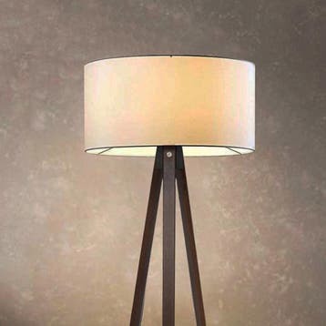 [lux.pro] Staande lamp Newport vloerlamp 140 cm E27 creme, Verzenden, Nieuw
