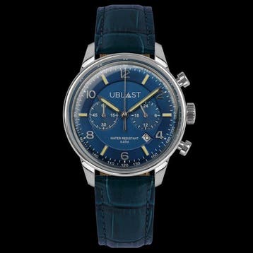 Ublast - Elegant Chronograph - REF. UBELCH40BU - Heren -, Nieuw