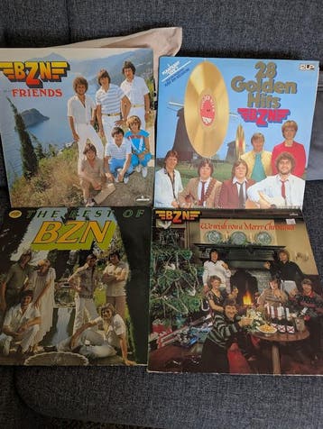 BZN - 4 albums (met 1 dubbelelpee), Ophalen of Verzenden, Gebruikt, 12 inch