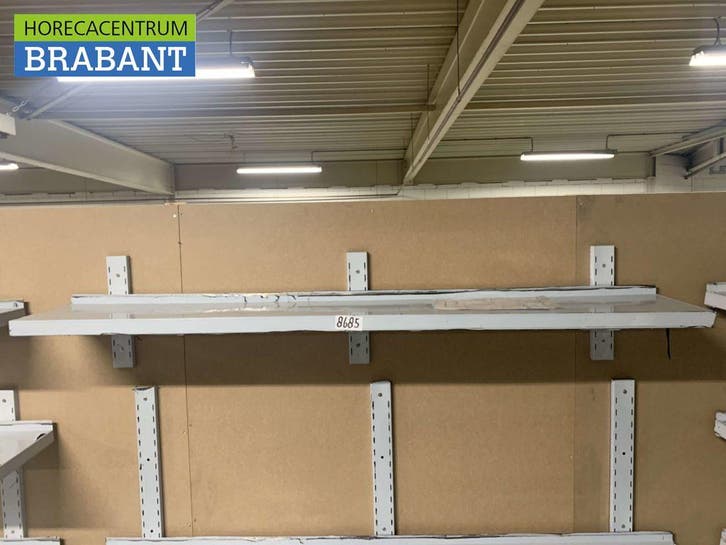 RVS Wandschap schap 180 x 30 cm Horeca, Zakelijke goederen, Horeca | Keukenapparatuur, Nieuw in verpakking, Ophalen of Verzenden