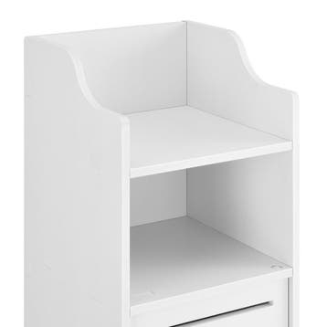 Badkamerkast Mora kolomkast HKC 135x32x32 cm wit, Verzenden, Nieuw