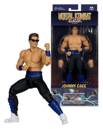 Mortal Kombat Klassics Action Figure Johnny Cage 19 cm, Ophalen of Verzenden, Nieuw