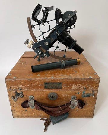 Sextant - Gegoten messing, Messing, Gietijzer - Tamaya &