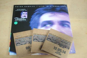 Peter Gabriel - Live in Athens 2LP +3x Official 2CDs live, Nieuw in verpakking