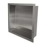 Wiesbaden Demis Inbouwnis - 30x30x7cm - Gunmetal, Ophalen of Verzenden, Nieuw, Rvs