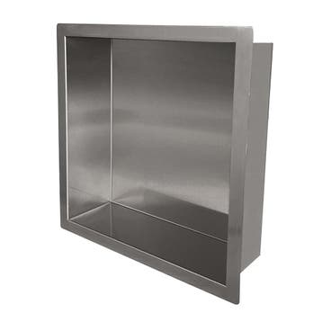 Wiesbaden Demis Inbouwnis - 30x30x7cm - Gunmetal, Ophalen of Verzenden, Nieuw, Rvs