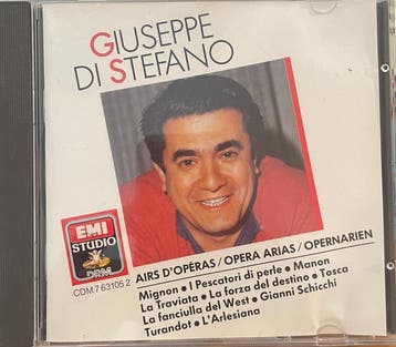 Giuseppe di Stefano - Airs DOpéras = Opera Arias = Opernari, Ophalen of Verzenden, Gebruikt