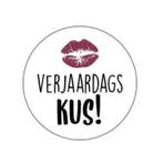 10x sticker Verjaardags kus (Stickers), Ophalen of Verzenden, Nieuw