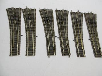 Fleischmann H0 - 6140 - Modeltreinsporen (6) - 6 wissels, Hobby en Vrije tijd, Modeltreinen | H0, Nieuw