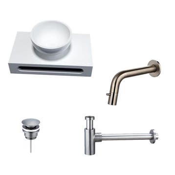 Sani Royal Solid Surface Waskom Rond met Solid, Nieuw