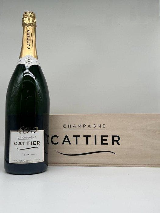 Cattier, Brut 400 ans - Champagne - 1 Dubbele, Verzamelen, Wijnen