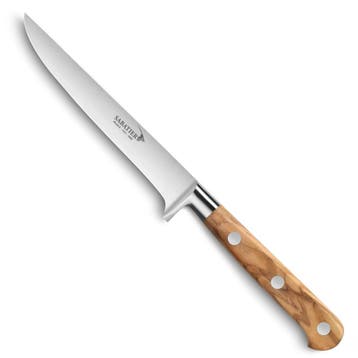 Déglon Uitbeenmes – Gesmeed Lemmet – Olijfhouten Heft, Ophalen of Verzenden, Nieuw, Hout