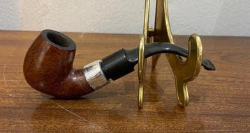Peterson - De Luxe - Pijp - Radica/Argento Sterling 925, Nieuw