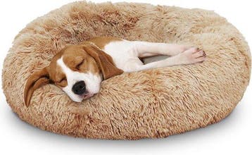 2dekans | Peaceful Pooch M - pluizig hondenbed - 76cm, Ophalen of Verzenden, Zo goed als nieuw