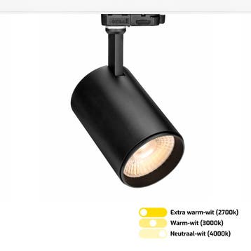 Ledisons LED-railspot 3-fase Lumina tri-color, Ophalen of Verzenden, Nieuw