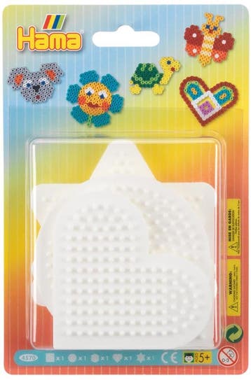 Hama - Strijkkralen Bordjes (5 stuks) | Hama - Hobby, Verzenden, Nieuw