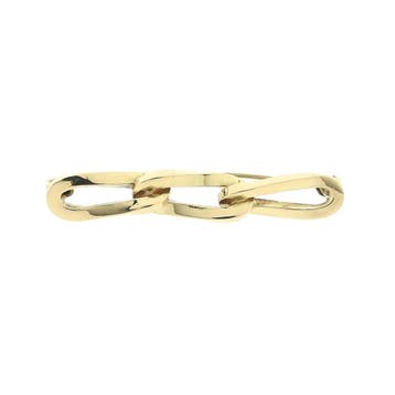 Gouden fantasiebroche, Ophalen of Verzenden, Gebruikt, Overige kleuren, Goud