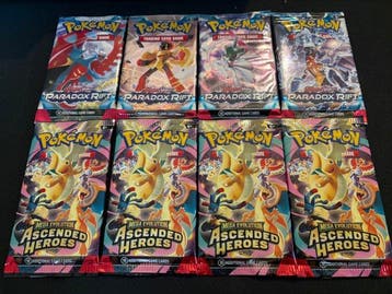 Pokémon - 8 Booster pack - Scarlet & Violet - Ascended, Nieuw