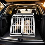 Hondentransportbench dubbel met een rechte achterwand - 97 x, Dieren en Toebehoren, Verzenden, Nieuw