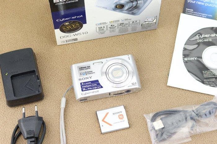 Sony Cybershot DSC-W510 Digitale compact camera, Audio, Tv en Foto, Fotocamera's Digitaal