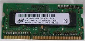 Micron MT16JSF25664HZ – 2GB DDR3 SODIMM – 204-pin – 1.5V –, Ophalen of Verzenden, Nieuw