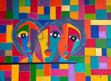Tamara Assez (1977) - Picasso stijl, Disco, Antiek en Kunst