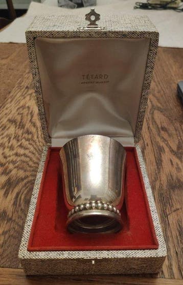 Tétard Frères - Drinkglas - Zilver - Massief zilver, Antiek en Kunst, Antiek | Goud en Zilver