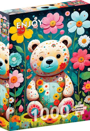 Flower Teddy Bear Puzzel (1000 stukjes) | Enjoy Puzzle -, Verzenden, Nieuw